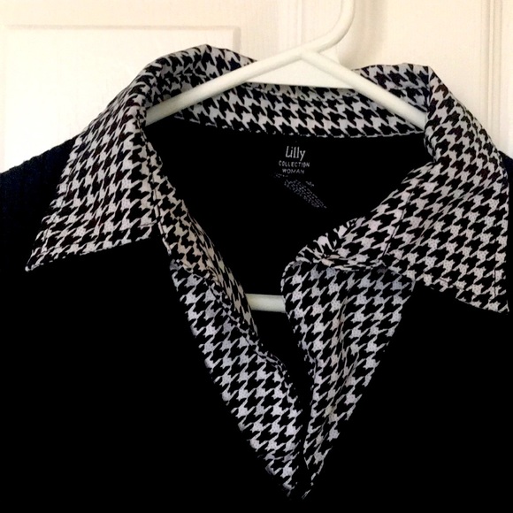 Fooler blouse black and white - Picture 3 of 3